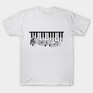 Piano Notes T-Shirt